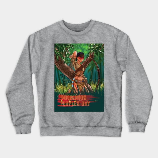 Indigenous Peoples Day 2019 Crewneck Sweatshirt by Redhouse Artisan